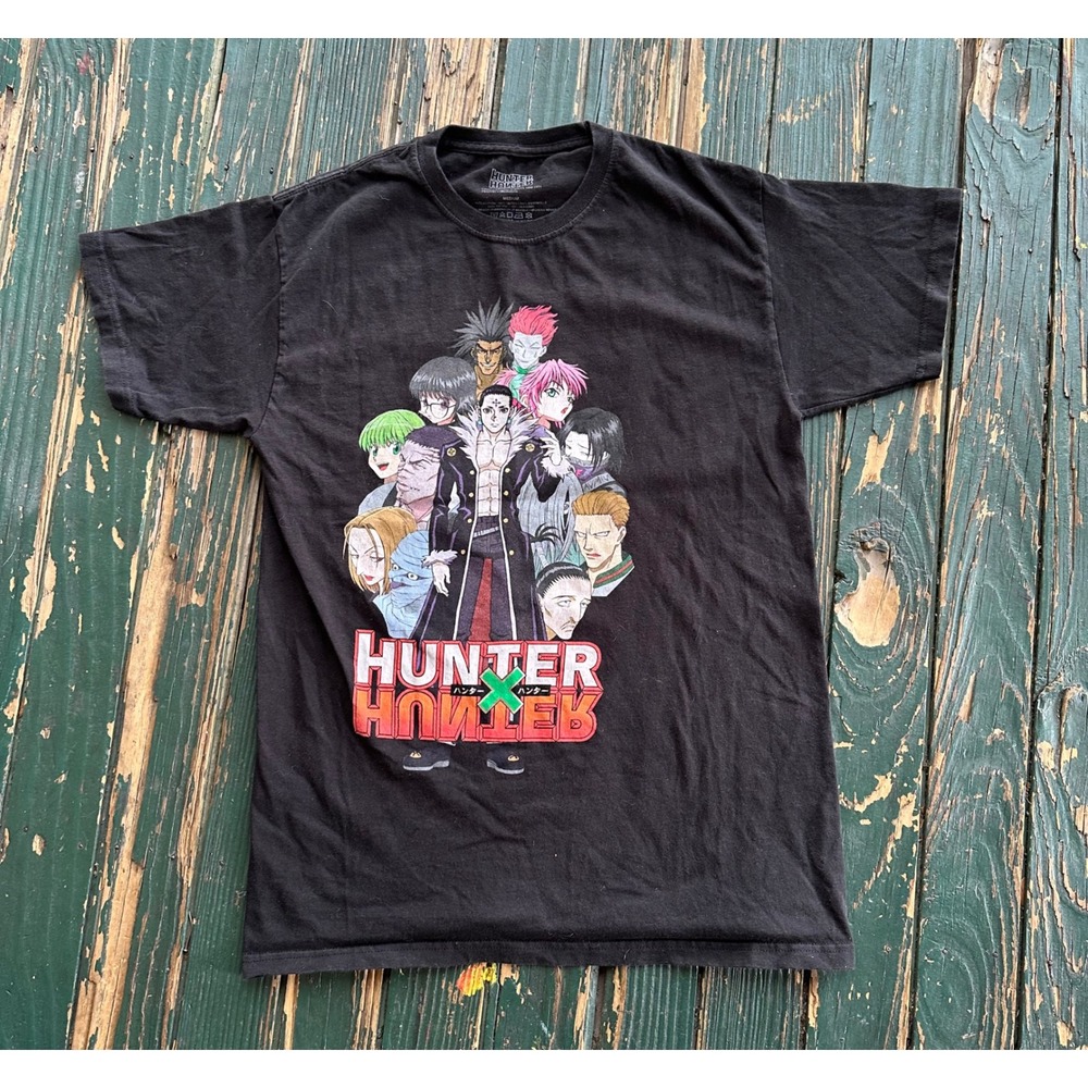 Hunter x Hunter Phantom Troupe Graphic T-Shirt Black Anime Manga Mens Medium